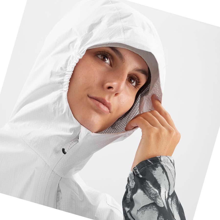 Chaquetas Salomon BONATTI WATERPROOF Mujer Blancos | MX 2473QMA